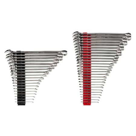 Tekton Combination Wrench Set with Modular Wrench Organizer, 46-Piece (1/4 - 1-1/4 in., 6 - 32 mm) WCB95303